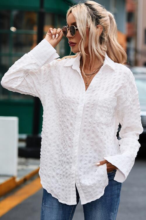 Stilla | Button up skjorte med lomme