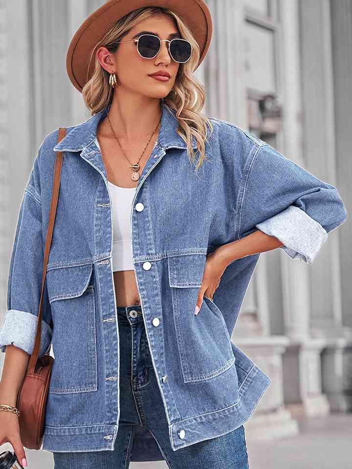 Stilla | Skulder Denim Jakke