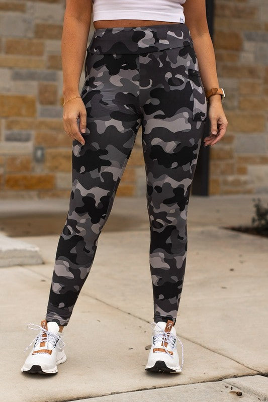 Stilla | Camo Fuldlængde Leggings