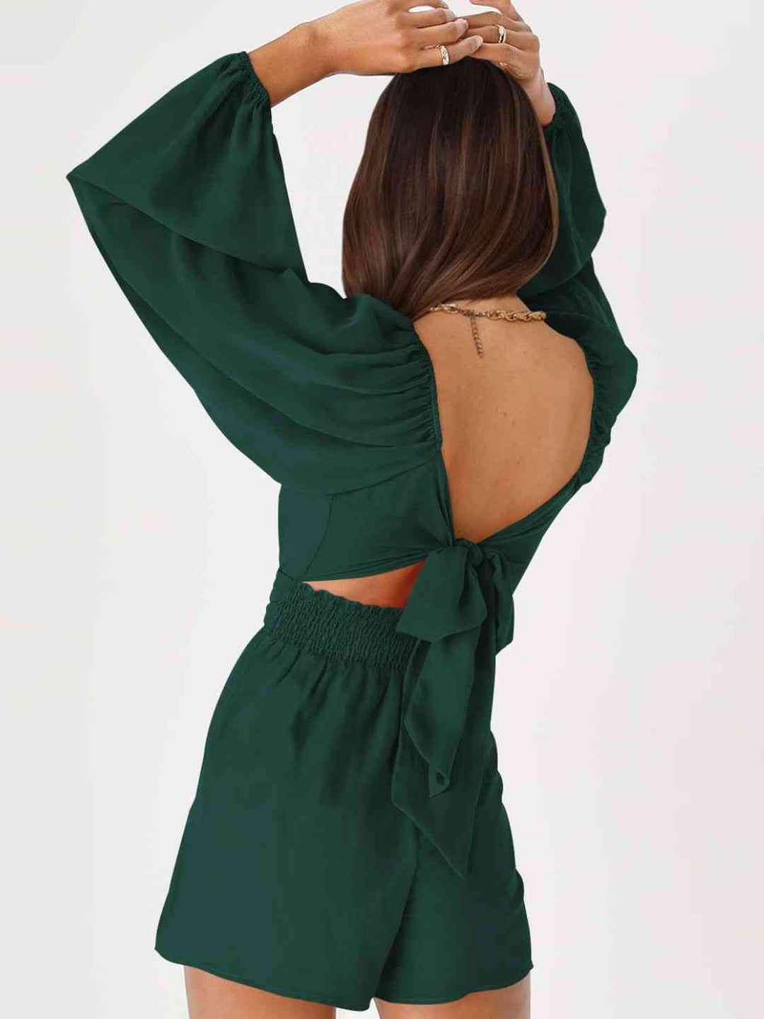 Stilla | Bag Smoked Ballonærme Romper