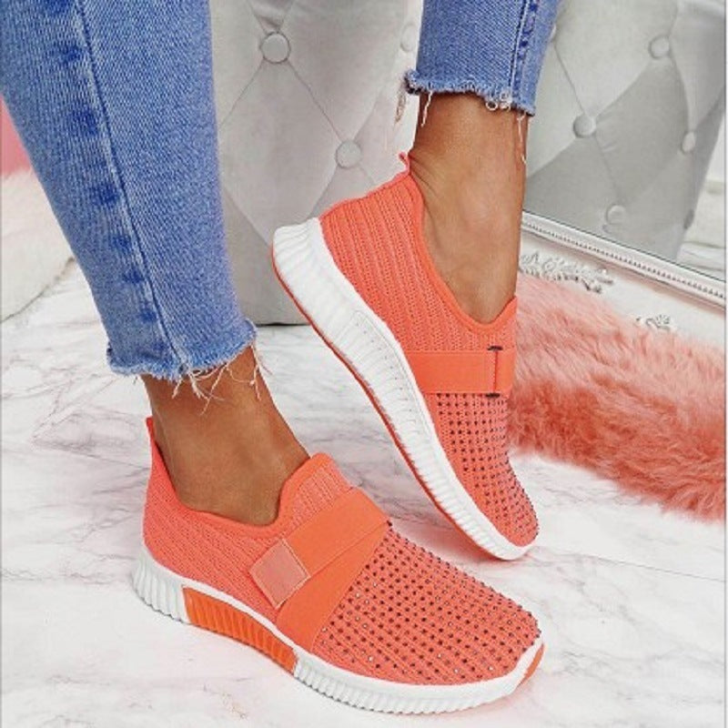 Dame Åndbare Sneakers med fleksibelt netdesign Stilla