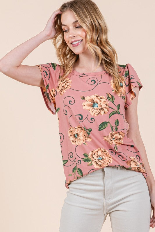 Stilla | Print Top