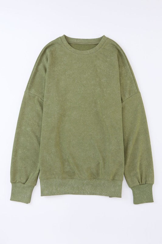 Stilla | Vasket Drop Shoulder Oversized Sweatshirt
