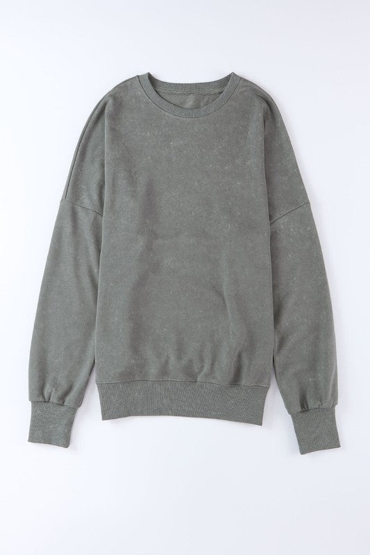 Stilla | Vasket Drop Shoulder Oversized Sweatshirt