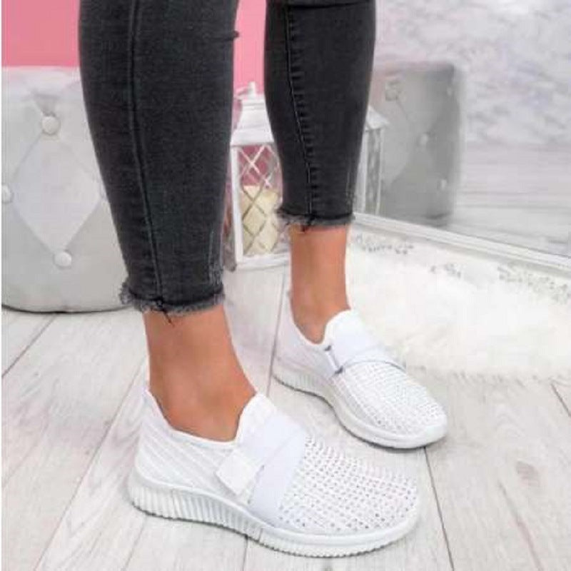 Dame Åndbare Sneakers med fleksibelt netdesign Stilla