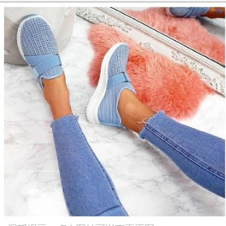 Dame Åndbare Sneakers med fleksibelt netdesign Stilla