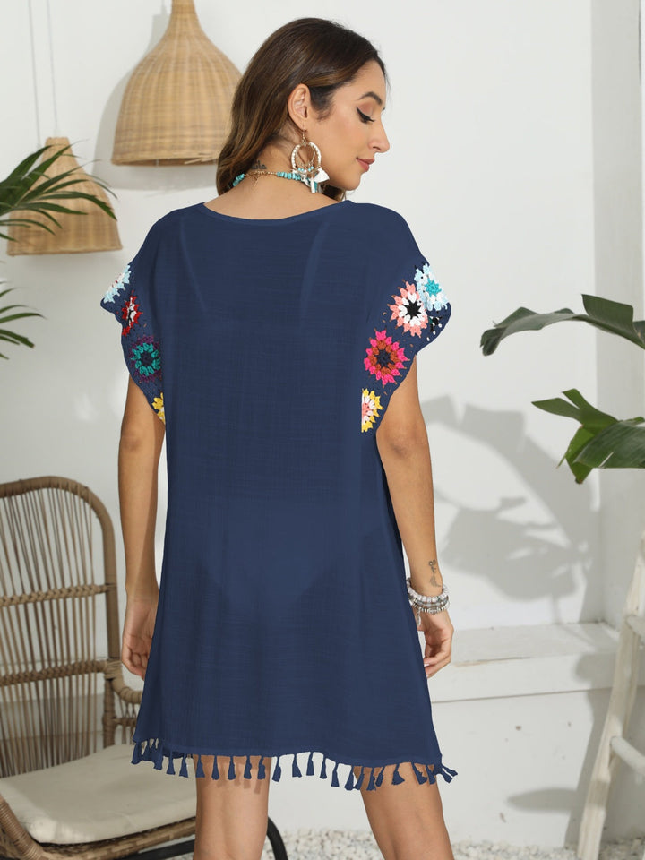 Stilla | Båd Hals Flutter Ærme Cover up