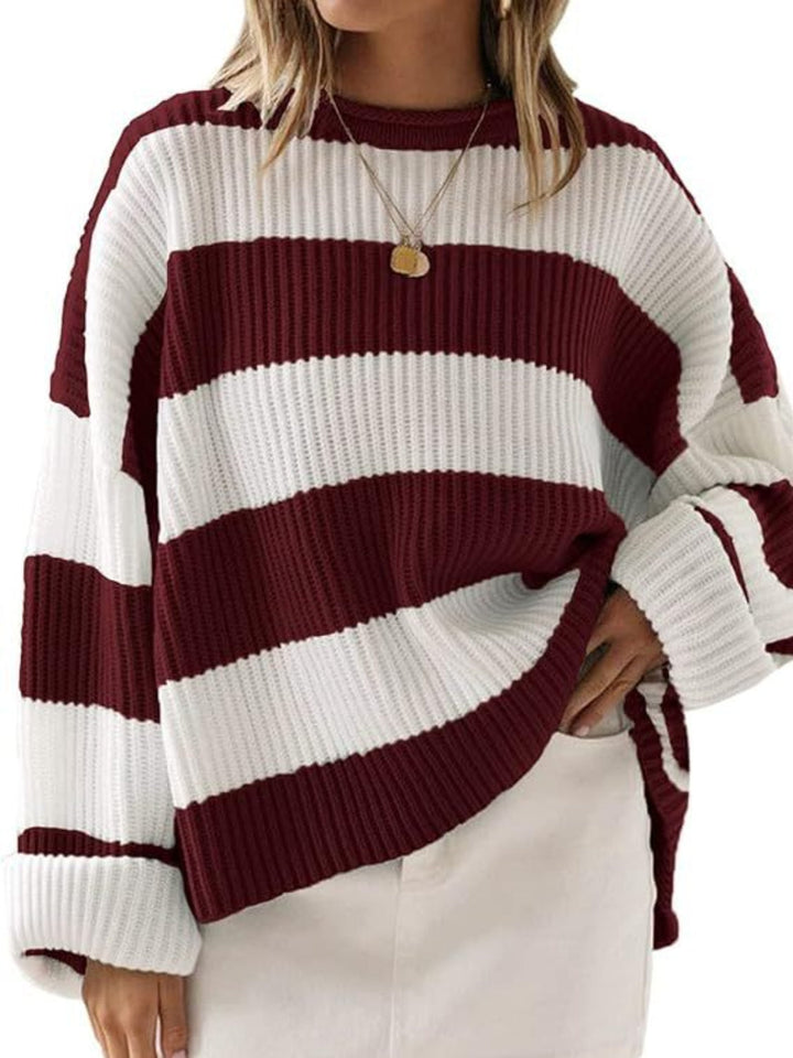Stilla | Pullover Rundhals Med Lange Ærmer