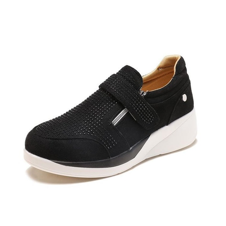 Dame Komfortable Sport-Sneakers med blød sål Stilla