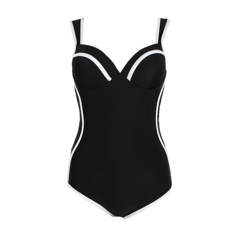 Dame Sporty Én-piece Badedragt med elegant detalje Skovae