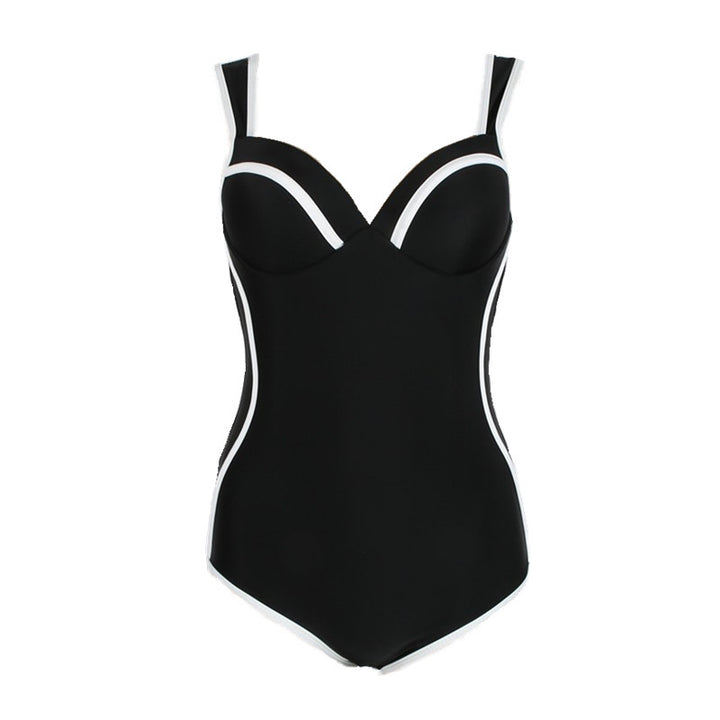 Dame Sporty Én-piece Badedragt med elegant detalje Skovae