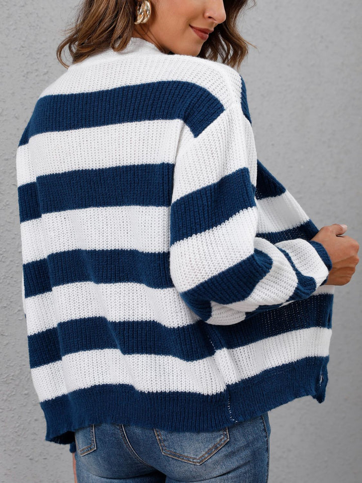 Stilla | Knap-op Langærmet Sweater