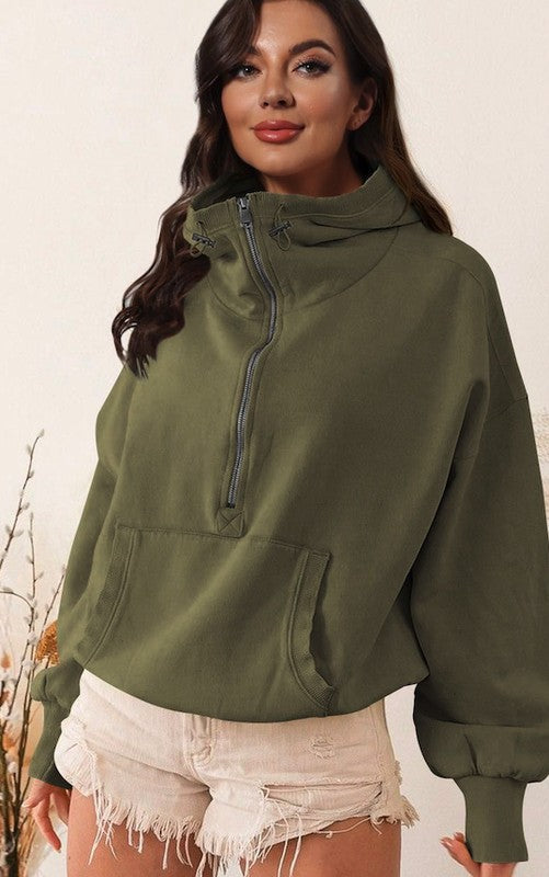 Stilla | Pullover Halvzipper