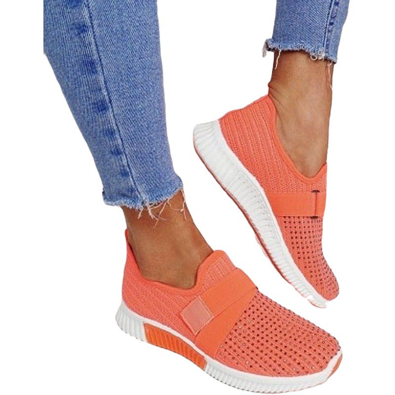 Dame Åndbare Sneakers med fleksibelt netdesign Stilla