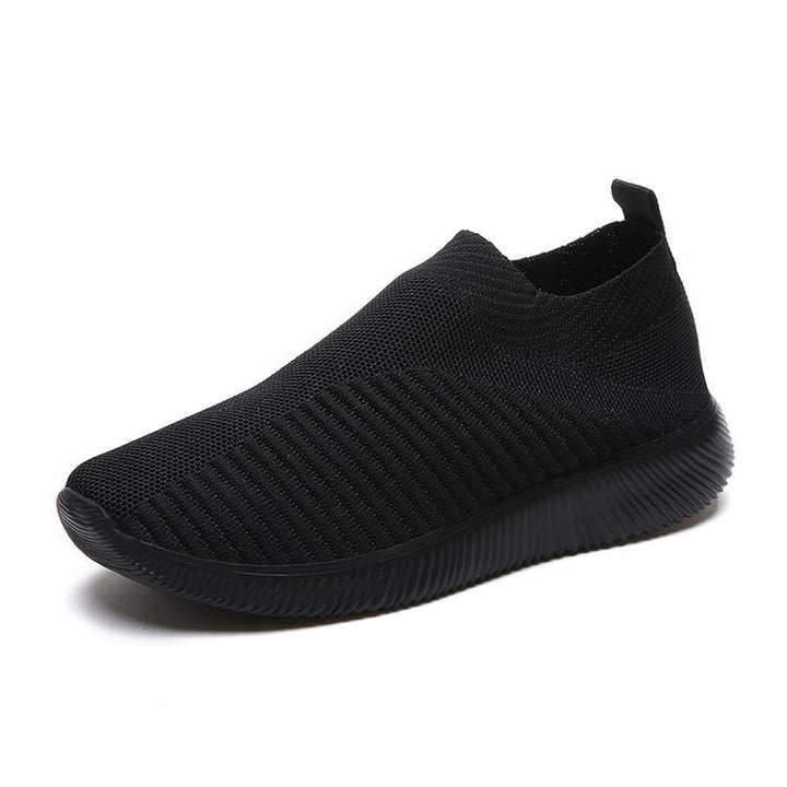 Dame Åndbare Slip-On Sneakers med elastisk Overdel Stilla