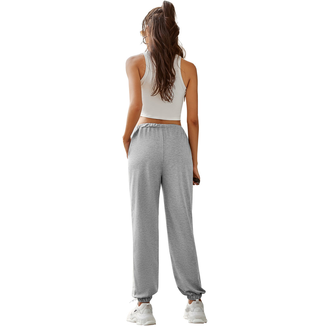 Kvinders komfortable sweatpants med sidelæg og elastisk talje Stilla