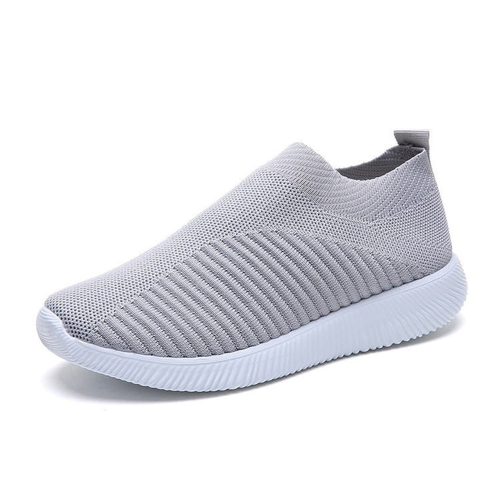 Dame Åndbare Slip-On Sneakers med elastisk Overdel Stilla