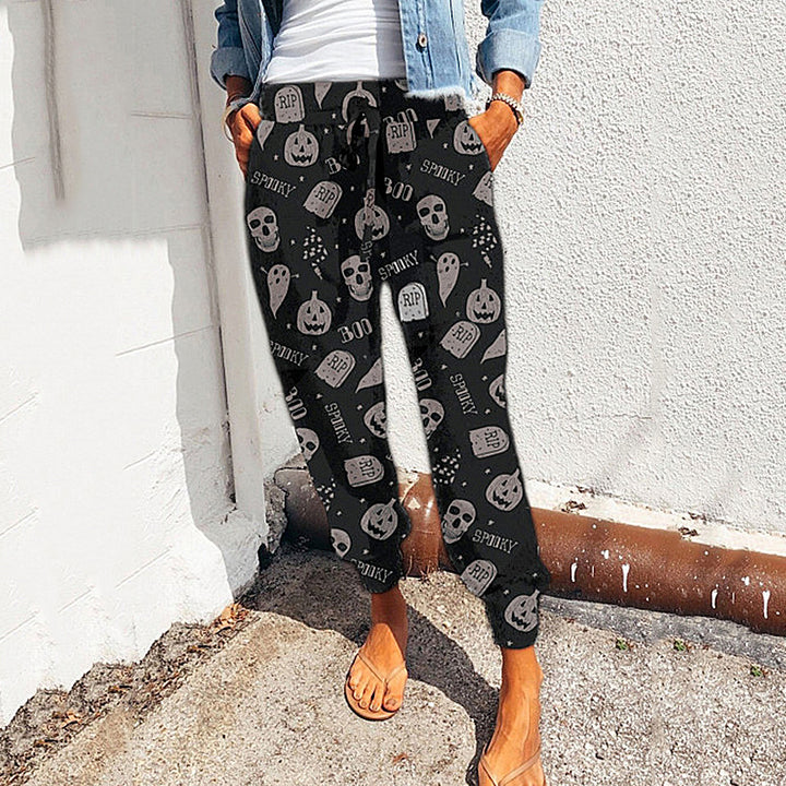 Dame Relaxed Fit Tiertryk Joggingbukser Stilla