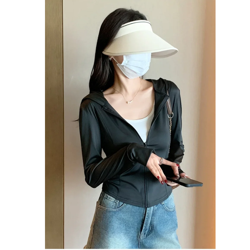 Stilla | Let zip-hoodie til beskyttelse mod solen