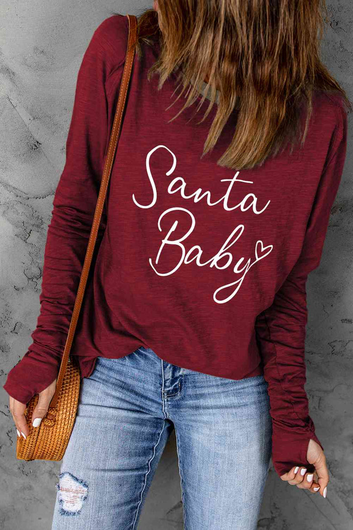 Stilla | Baby Grafisk Langærmet T-shirt