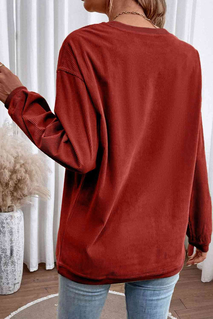 Stilla | Rund Hals Drop Shoulder Sweatshirt