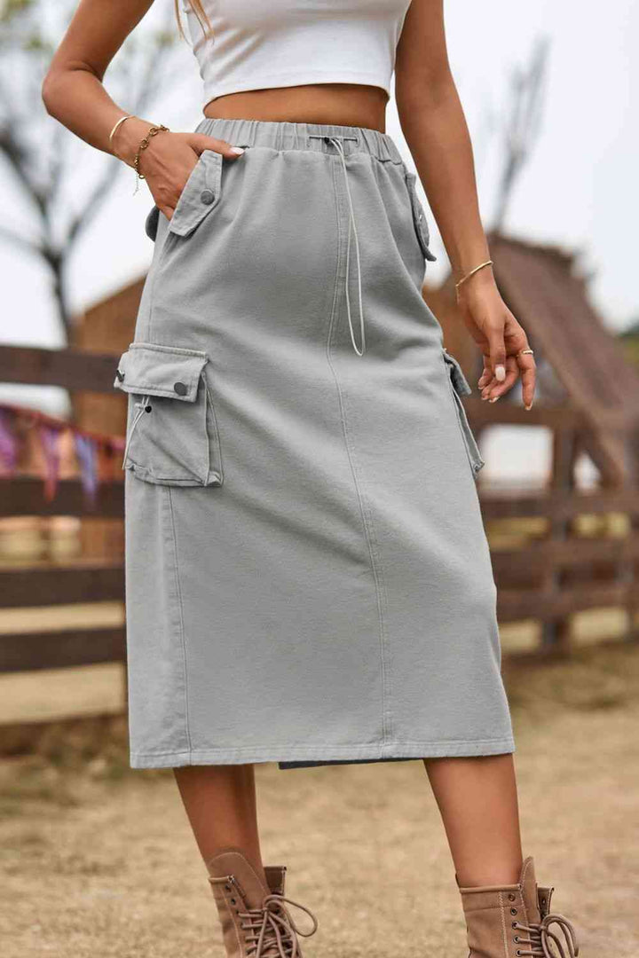 Stilla | Talje Slids Jeans Nederdel