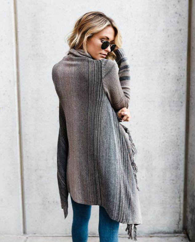 Stilla | Efterår og Vinter Mellemlang Cardigan