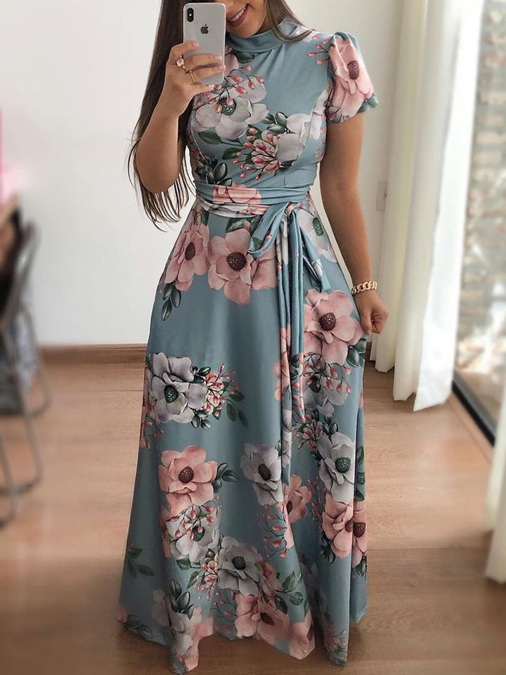 Dame Floral Tryk Maxikjole Stilla