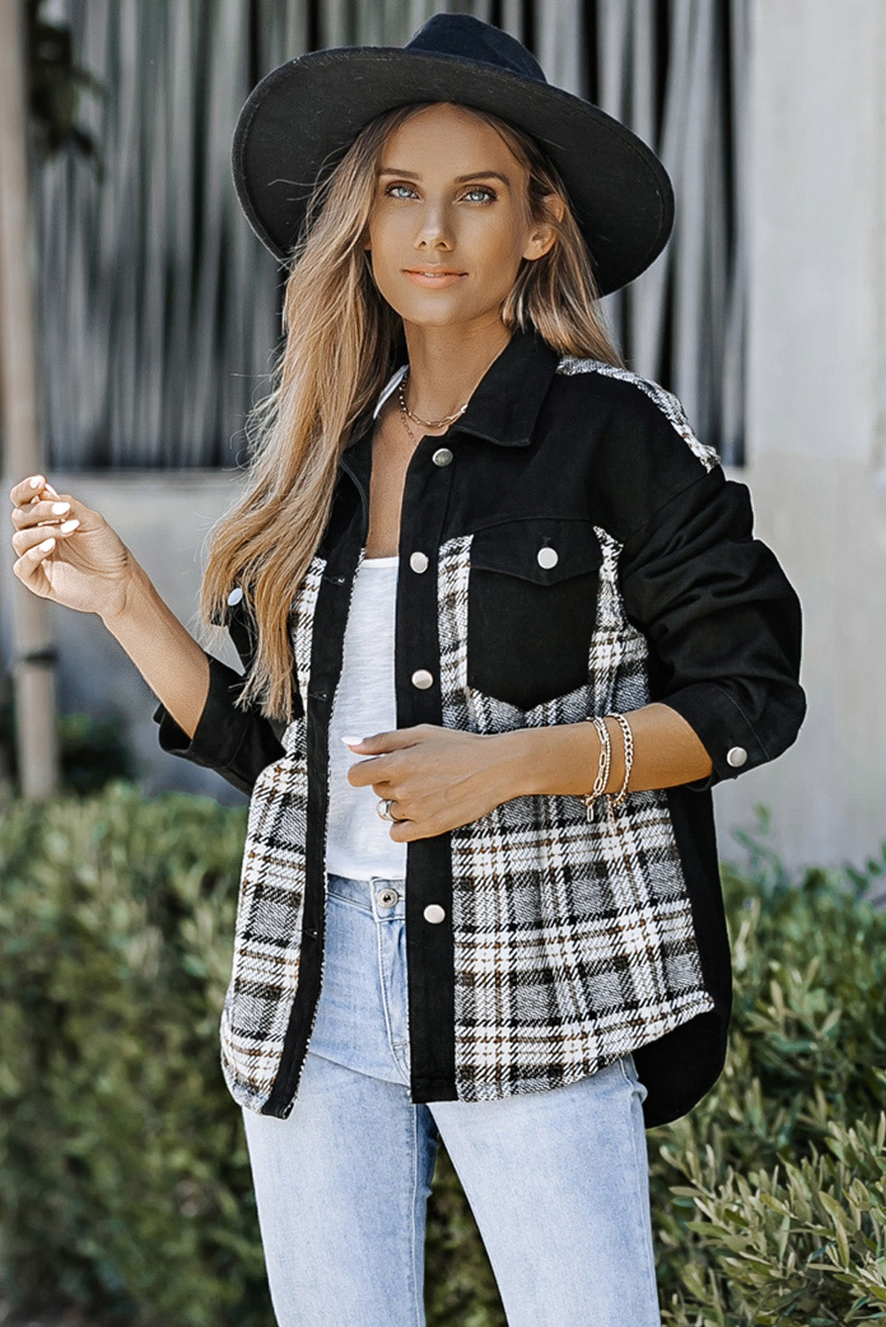 Stilla | Pocketed Button Up Denim Jakke