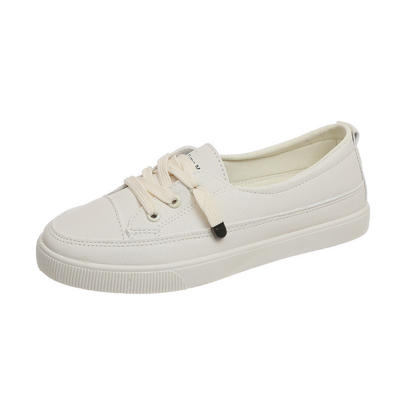 Dame Sneakers i høj kvalitet af kunstlæder med detaljeret snøredesign og polstret indersål Stilla