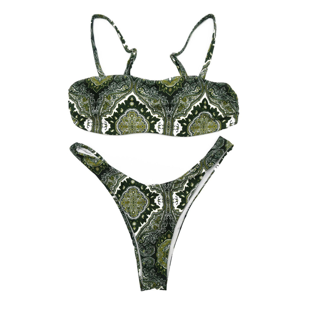 Dame Triangle-Bikini med trendy stropper Skovae