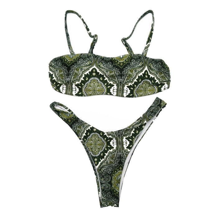 Dame Triangle-Bikini med trendy stropper Skovae