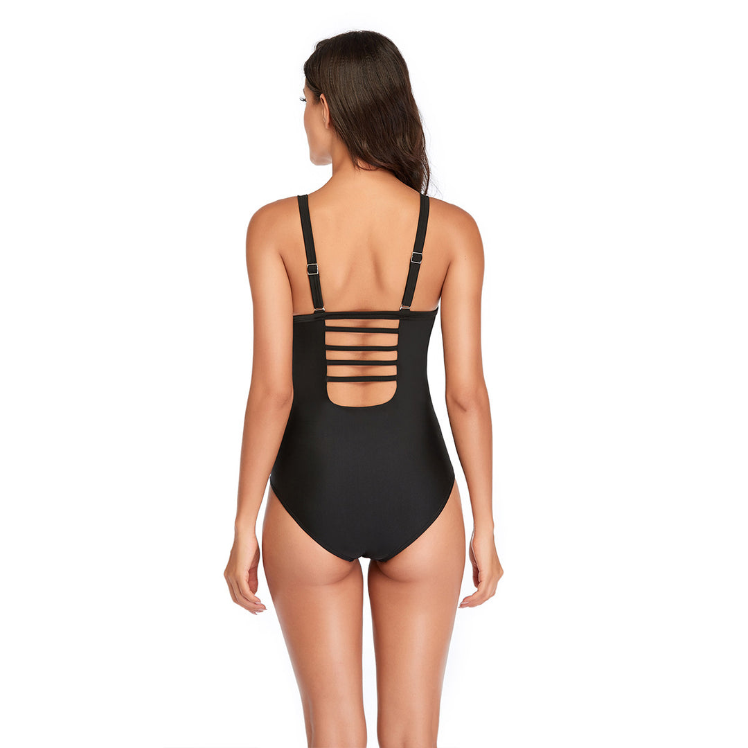 Dame swimsuit med moderigtigt rynkeeffekt Skovae