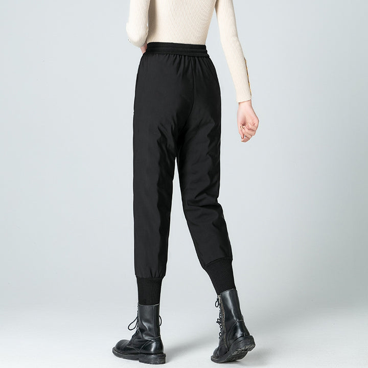 Dame sporty funktionsbukser med elastisk talje og moderne sidelommer Stilla