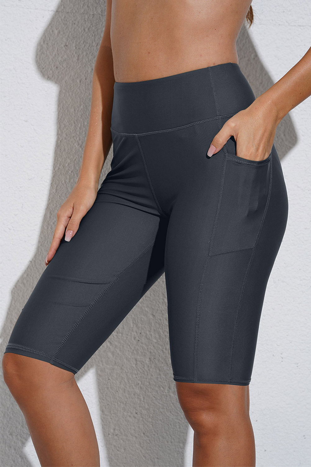 Stilla | Størrelse Swim Biker Shorts Med Lommer
