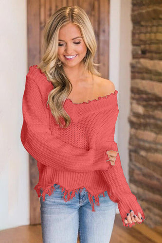 Stilla | Hem Dropped Shoulder Sweater