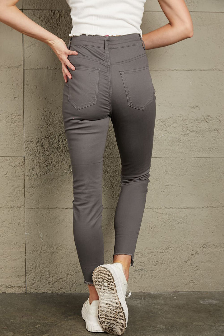 Stilla | Knapper Flue Kante Detalje Skinny Jeans