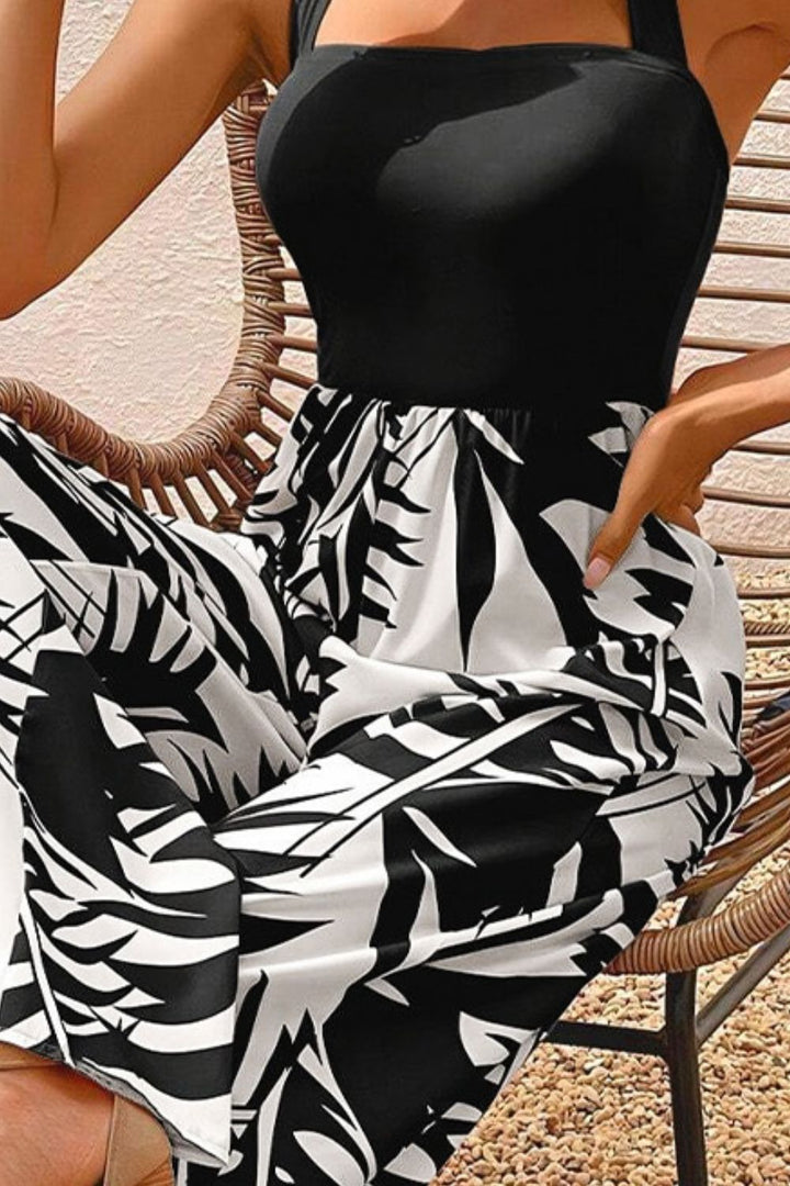 Stilla | Halterneck Wide Leg Jumpsuit