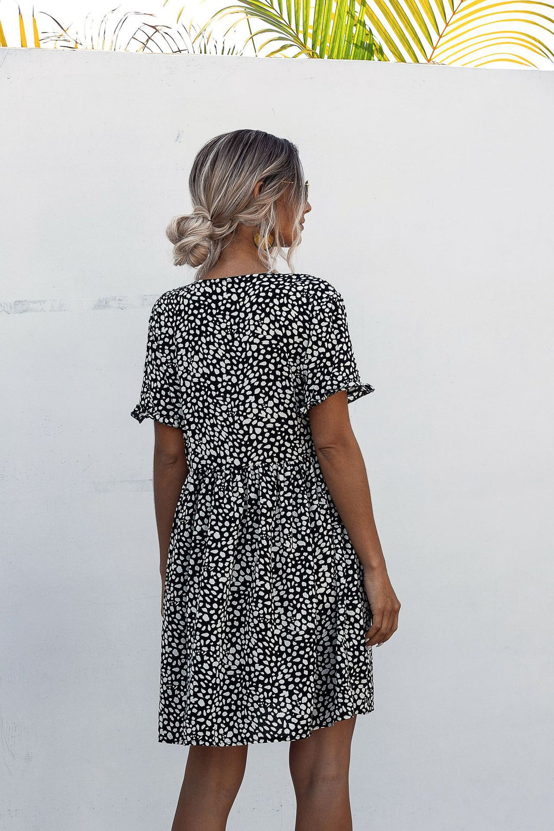 Femme Button-Up A-Linje Utility Kjole Stilla