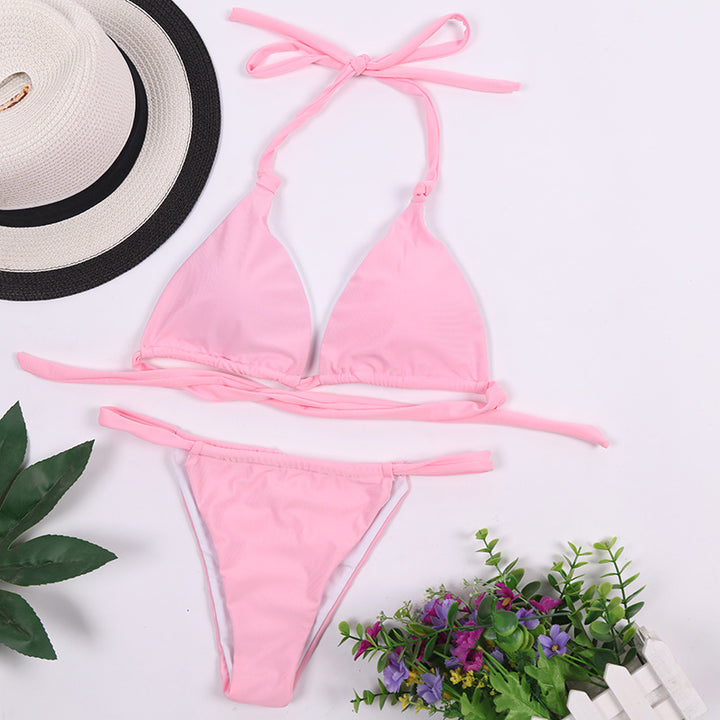 Dame Kvalitets Triangel-Bikini Stilla