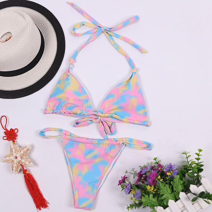 Dame Kvalitets Triangel-Bikini Stilla