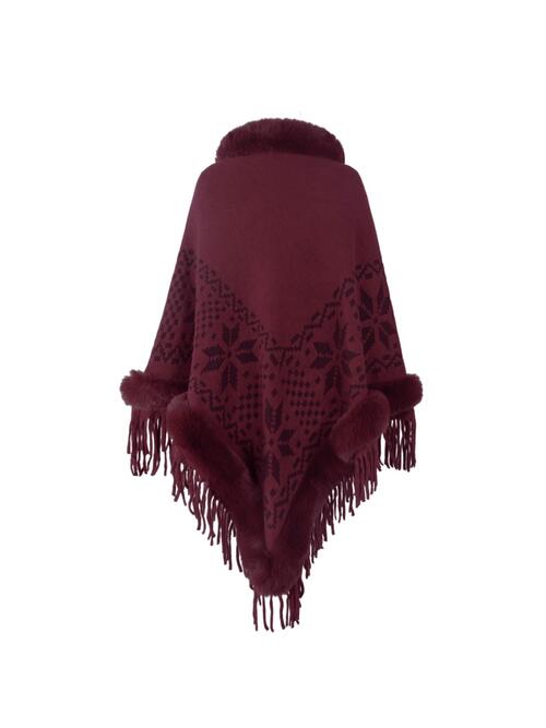 Stilla | Geometrisk Cape Ærme Poncho