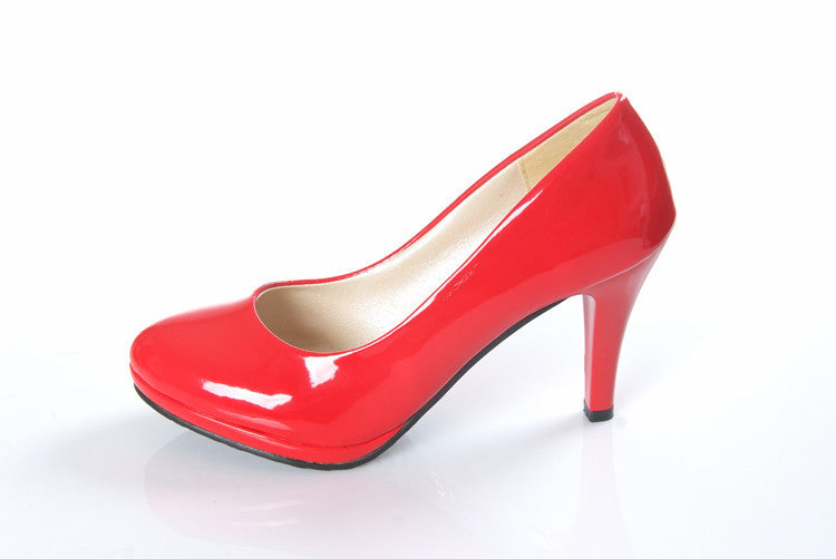 Dame elegante pumps med svunget hæl og komfortabelt fodseng Stilla
