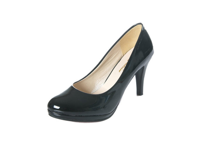 Dame elegante pumps med svunget hæl og komfortabelt fodseng Stilla