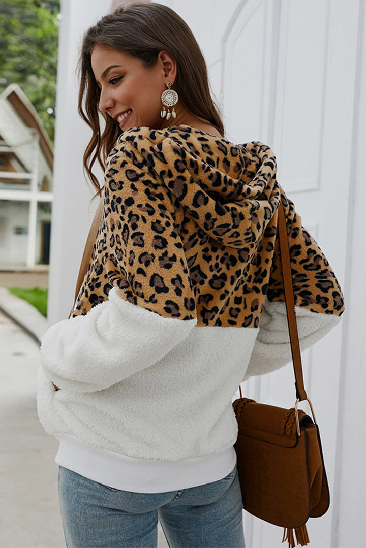 Stilla | Sweatshirt med leopardmønster