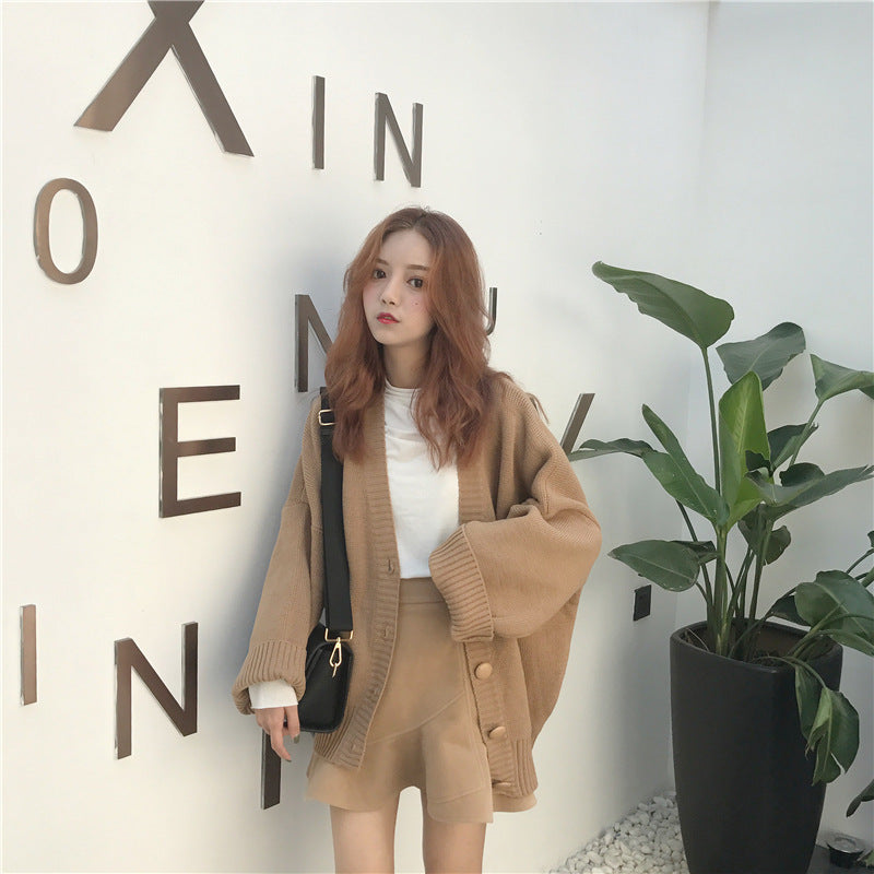 Kvinders Oversized Strik Cardigan Stilla