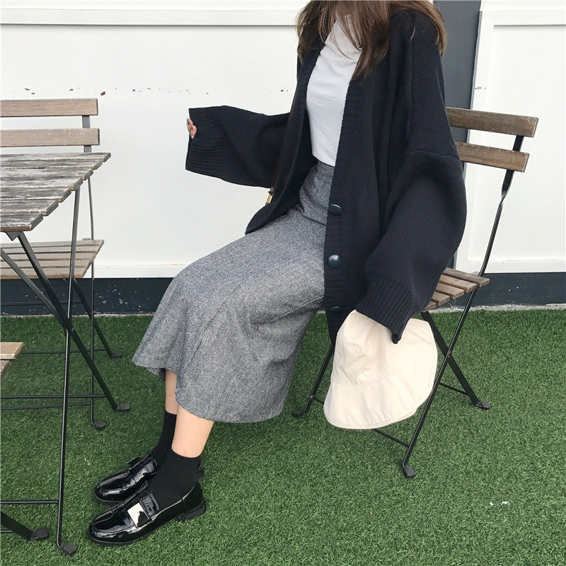 Kvinders Oversized Strik Cardigan Stilla