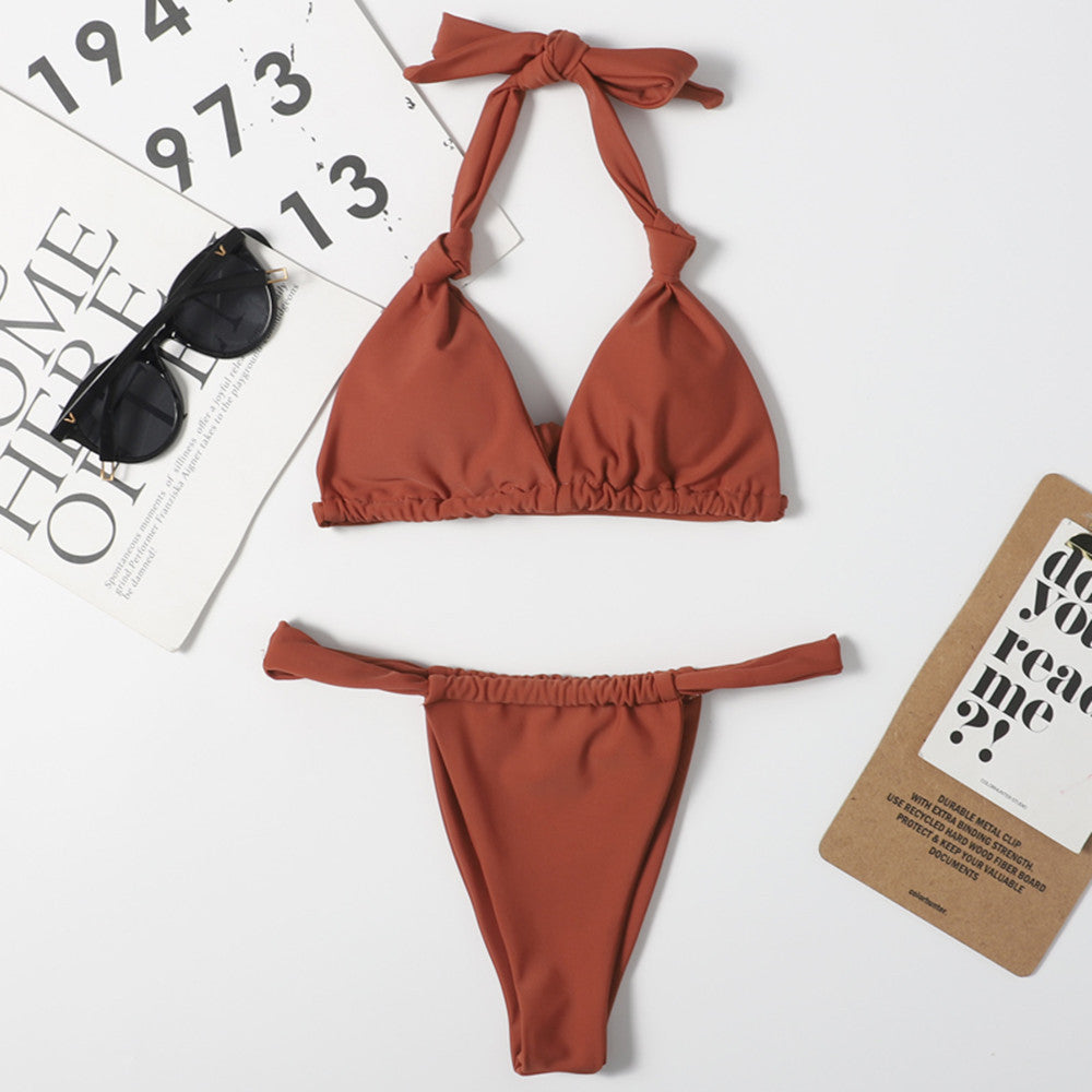 Dame Kvalitets Triangel-Bikini Stilla