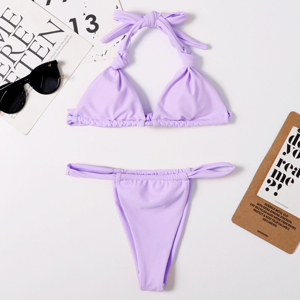 Dame Kvalitets Triangel-Bikini Stilla