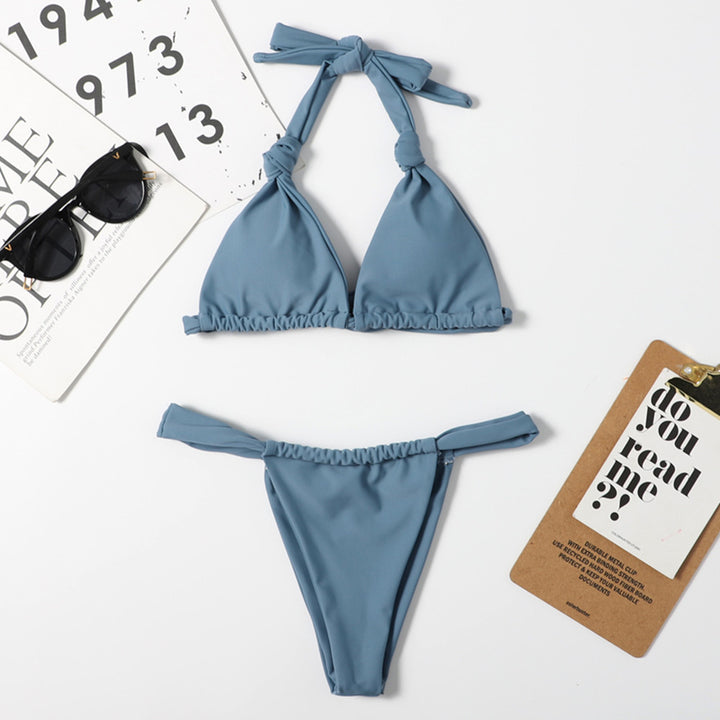 Dame Kvalitets Triangel-Bikini Stilla